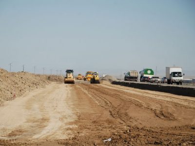 Hacıqabul-Kürdəmir avtomobil yolu genişləndirilir