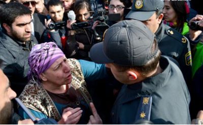 Sovetski sakinleri aksiya keçiribler