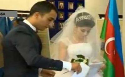 Gelin ve bey toydan evvel ses verdi