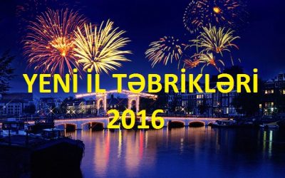 Yeni il tebrikleri 2016