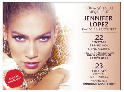 Cennifer Lopezin Bakı konserti üçün 65 yük maşını və 5 təyyarə ilə avadanlıq gətirilib –