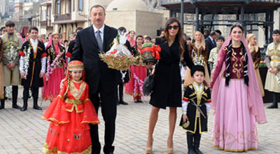 Prezident İlham Əliyev Novruz şənliklərində iştirak edib