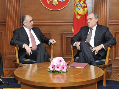 Elmar Məmmədyarov Monteneqroya səfər edib