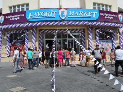 Favorit Market supermarketlər şəbəkəsinin yeni mağazası açılıb
