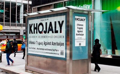 Xocalı soyqırımını tanıtım aksiyası Nyu-Yorkda