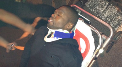 Tanınmış repçi 50 Cent qəzaya uğradı