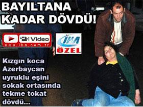Qadın əri tərəfindən vəhşicə döyülüb.