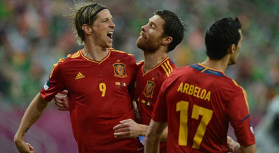 EURO-2012: İspaniya millisindən darmadağın