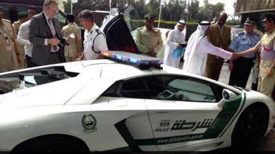 500 min dollarlıq polis maşını - Lamborghini Aventador