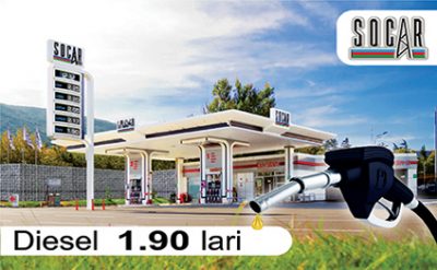 SOCAR Gürcüstanda dizelin qiymetini aşağı salıb
