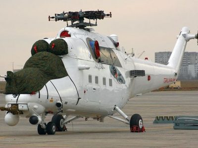 Rusiyadan alınan 24 ədəd Mi-35M döyüş helikopterlərindən ikisi Bakıya gətirilib