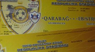Qarabağ – Streymur matçının biletləri satışdadır