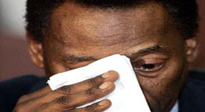 Pele sevincdən ağlayıb