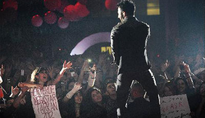 Tarkanın Bakı konsertindən kadrlar