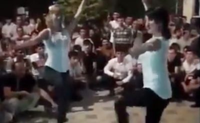 Maştağa toyunda qızların unikal rəqsi