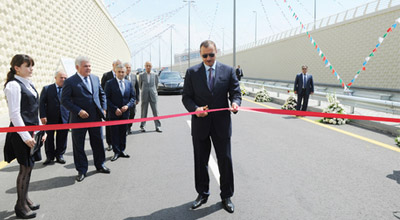 Bilgəh-Novxanı-Sumqayıt avtomobil yolunun açılışı olub