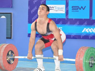 Azərbaycanlı atlet təkanla ağırlıqqaldırmada Avropa çempionu olub