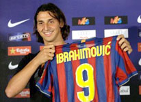 Zlatan İbrahimoviç “Barselona” ilə 5 il müddətinə müqavilə bağlayıb