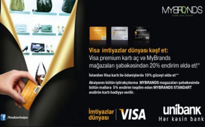 Unibankla Visa hediyye aksiyası
