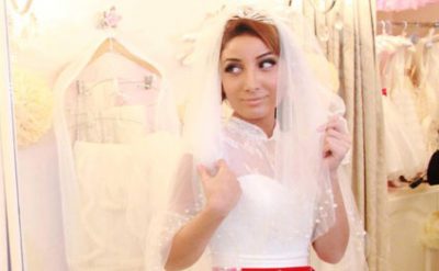 Günay İbrahimli gelinlik geyindi