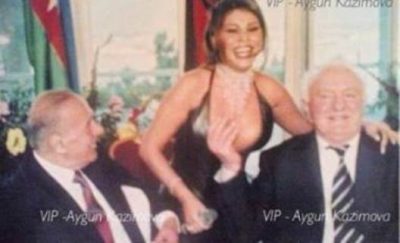 Aygün Kazımova prezidentlerle birlikde