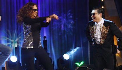 Hulya Avşar PSY ilə Gangnam style dansı edib
