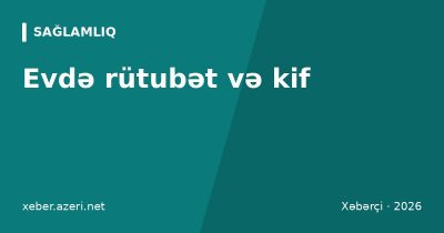 Evdə rütubət və kif: səbəbləri, sağlamlığa təsiri, pəncərə tərləməsi, kifdən qurtulma yolları