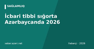 İcbari tibbi sığorta Azərbaycanda 2026: nə əhatə edir, sığorta haqqı və xidmətlər zərfi