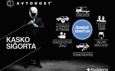 AtaSığorta ASC Avtodost kasko sığortasını teqdim edib
