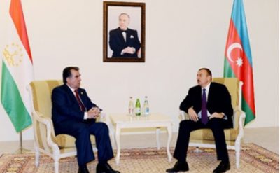 Azərbaycan və Tacikistan prezidentlərin görüşür