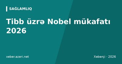Tibb üzrə Nobel mükafatı 2026: optogenetikaya görə Deisseroth, Hegemann və Nagel seçilib