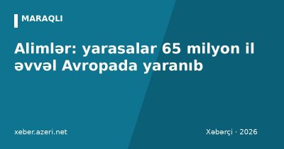 Alimlər: yarasalar 65 milyon il əvvəl Avropada yaranıb