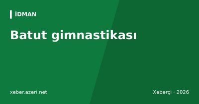 Batut gimnastikası: Azərbaycan gimnastları Çexiyada 3 qızıl və 1 gümüş medal qazandı