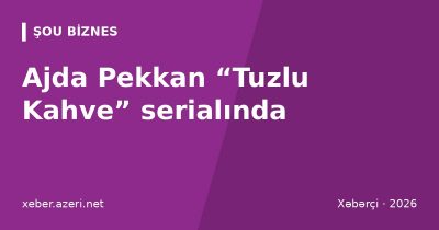Ajda Pekkan “Tuzlu Kahve” serialında: “Superstar” Hatunun yuxusunda kovboy obrazında göründü