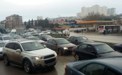 Avtovağzal - Şamaxinka istiqametinde dehşetli tıxac var