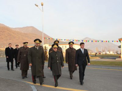 Qəbələdə FHN-in hərbi hissəsinin açılışı olub