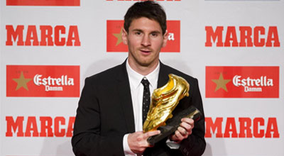 Messi “Qızıl buts” aldı