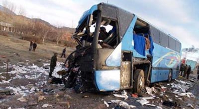 Türkiyəyən gedən avtobus Gürcüstanda qəzaya uğradı: azı 20 ölü