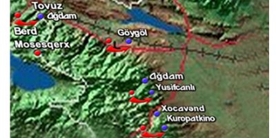 Ağdamda güclü partlayış səsləri eşidilib