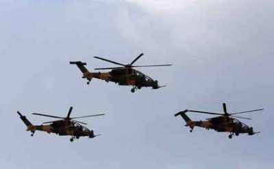 Döyüş helikopterleri cebhede