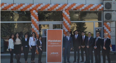 Unibank Mərdəkan filialı açıldı