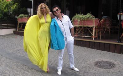 Nadir Qafarzade dünya gözeli Tamar Shedania ile