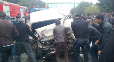 Bayram günlərində yol qəzalarında 31 nəfər ölüb, 85 nəfər yaralanıb