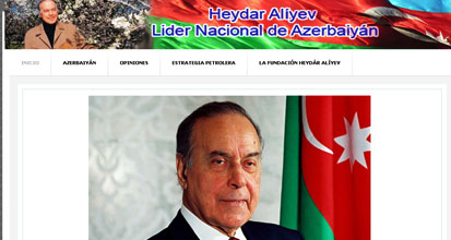 Heydər Əliyevin bağlı ispan dilində saytyaradılıb