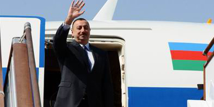 İlham Əliyev İsveçrəyə səfərə yola düşüb