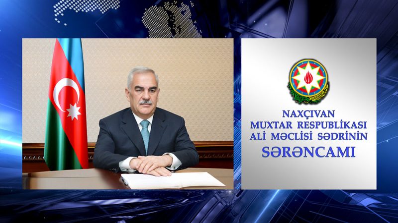Azer Nağıyev Naxçıvan MR Vergiler naziri teyin edilib