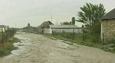 Ağstafada sel fəsadlar törədib
