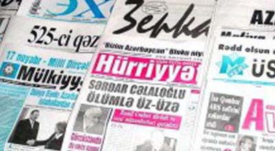 "Azərbaycan" Nəşriyyatı 9 qəzetə rəsmi xəbərdarlıq edib