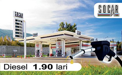 SOCAR Gürcüstanda dizelin qiymetini aşağı salıb