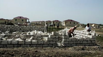 Sabirabadda daşqınlardan ziyan çəkənlər üçün yeni qəsəbə salınır